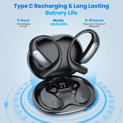 JM16 AI Translation Earbuds (Real-time translation + music + calls)